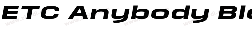 ETC Anybody Black It字体转换
